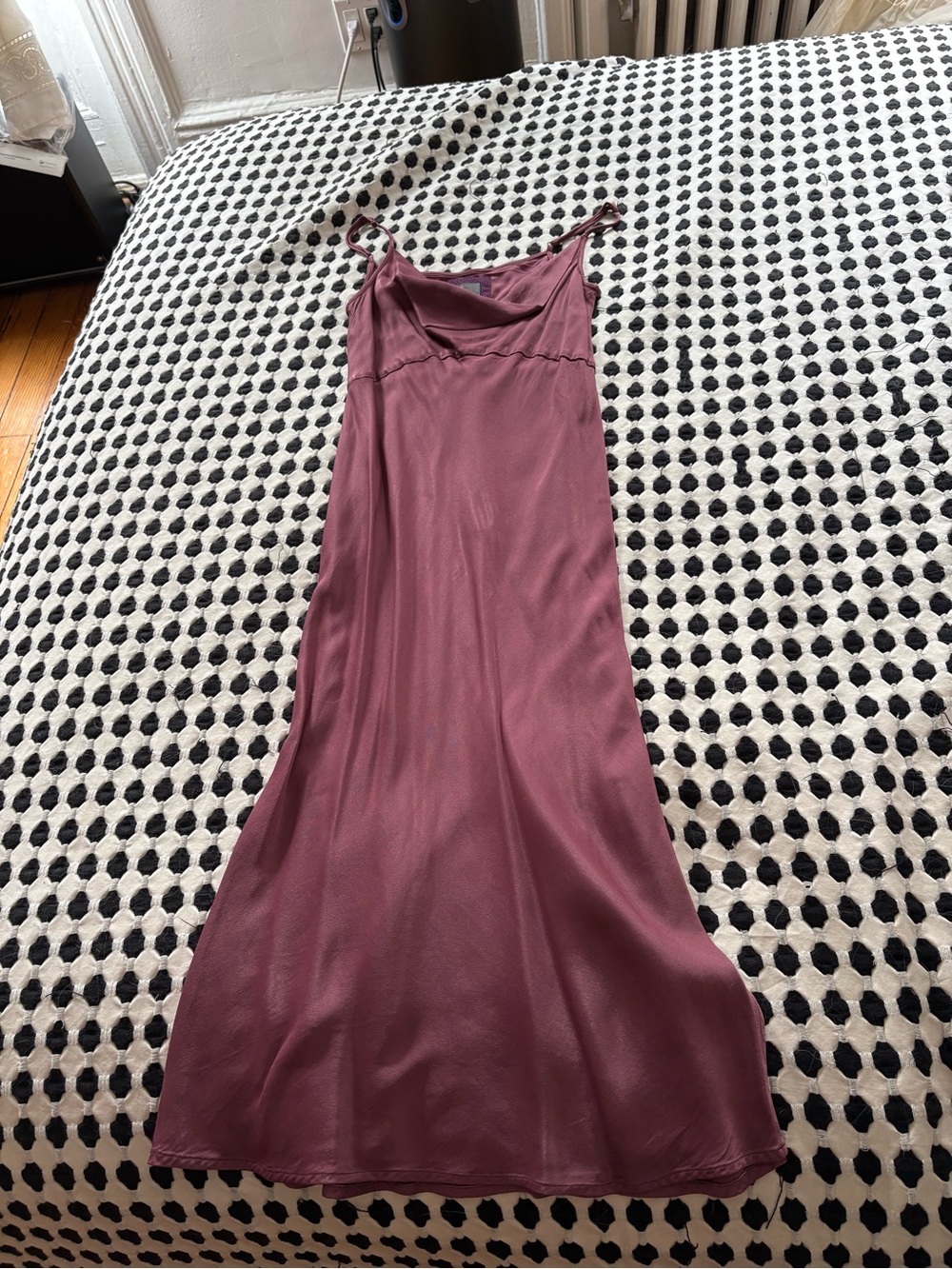 Anthropologie Mauve Slip Dress